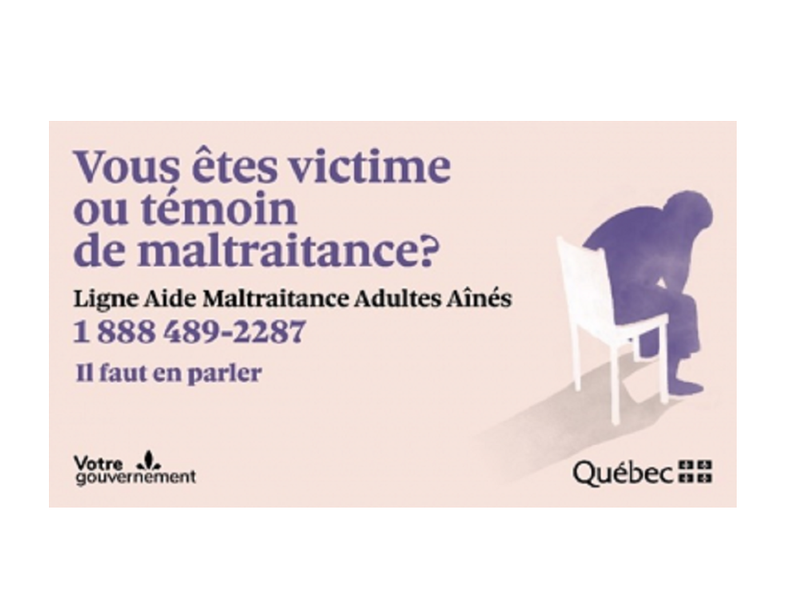Journée mondiale de sensibilisation à la maltraitance des personnes